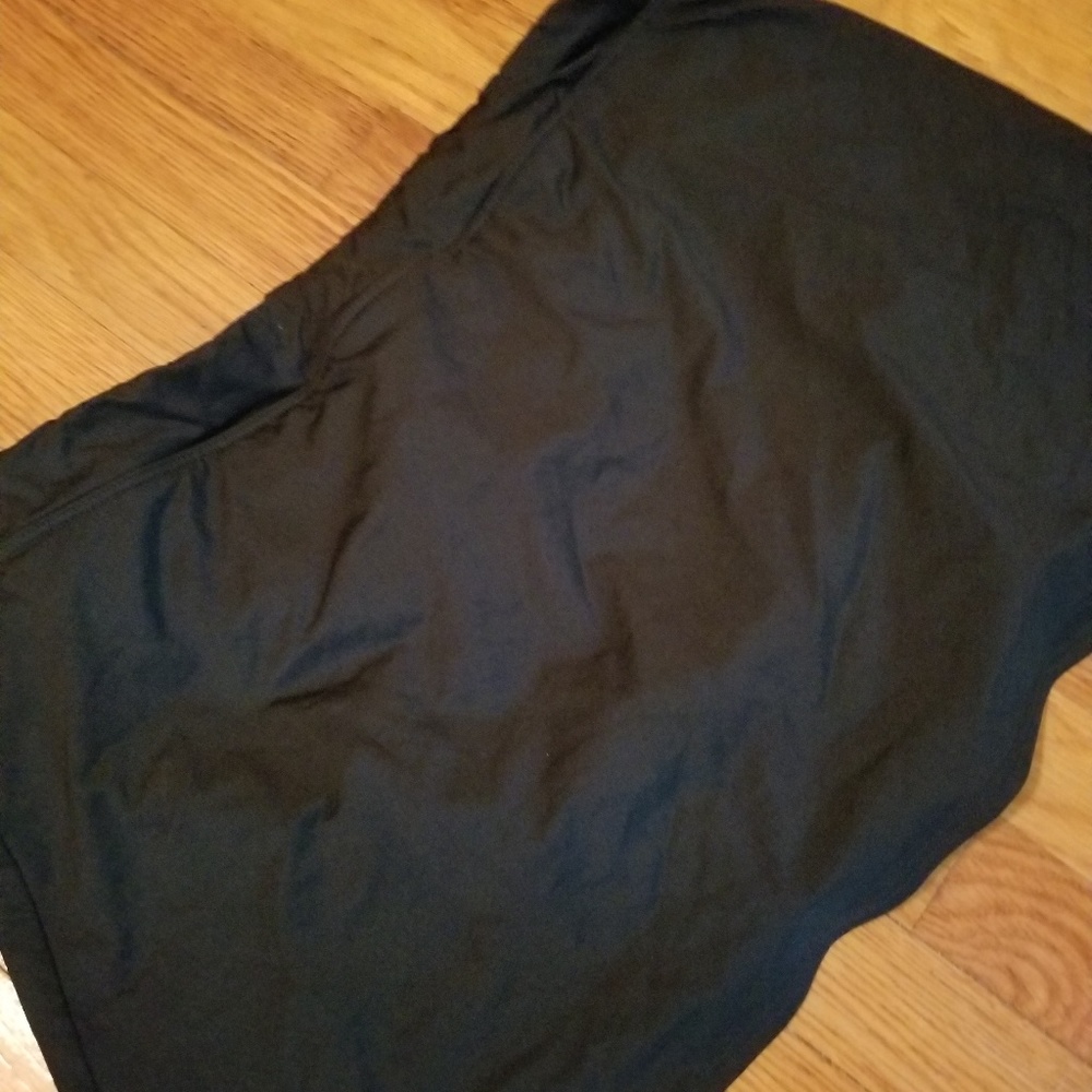 Lands End Black Swim Skirt